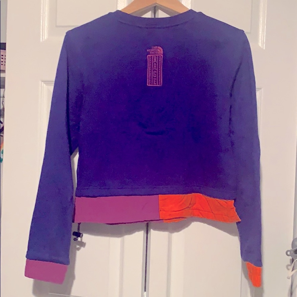 TNF '92 Rage Cropped Crew Aztec Blue Rage Edition - Picture 2 of 3